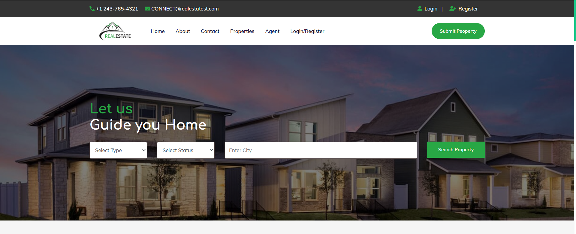 Real Estate Website
